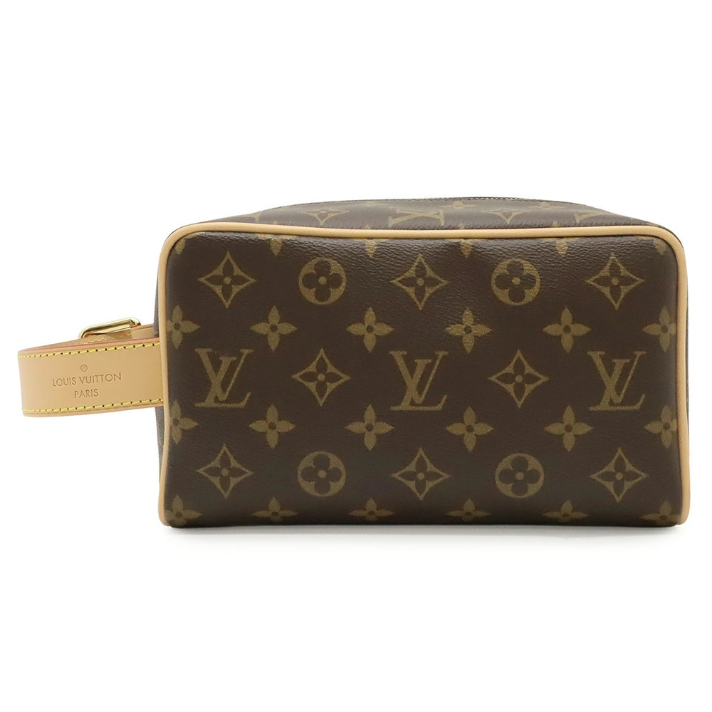 LOUIS VUITTON Monogram Locker Dopp Shoulder Bag Handbag Pouch